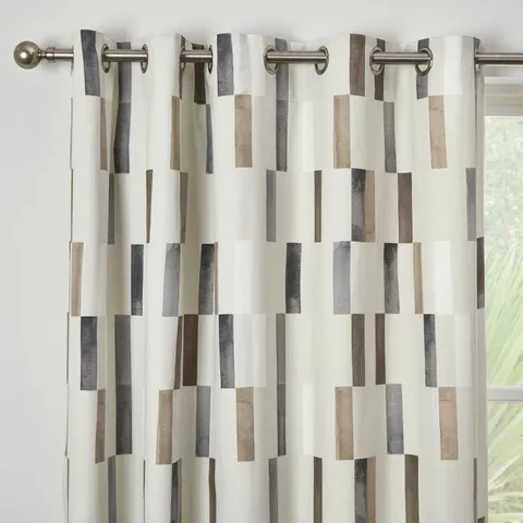 ARTICOMBE SEMI SHEER EYELET CURTAINS // SIZE UNSPECIFIED
