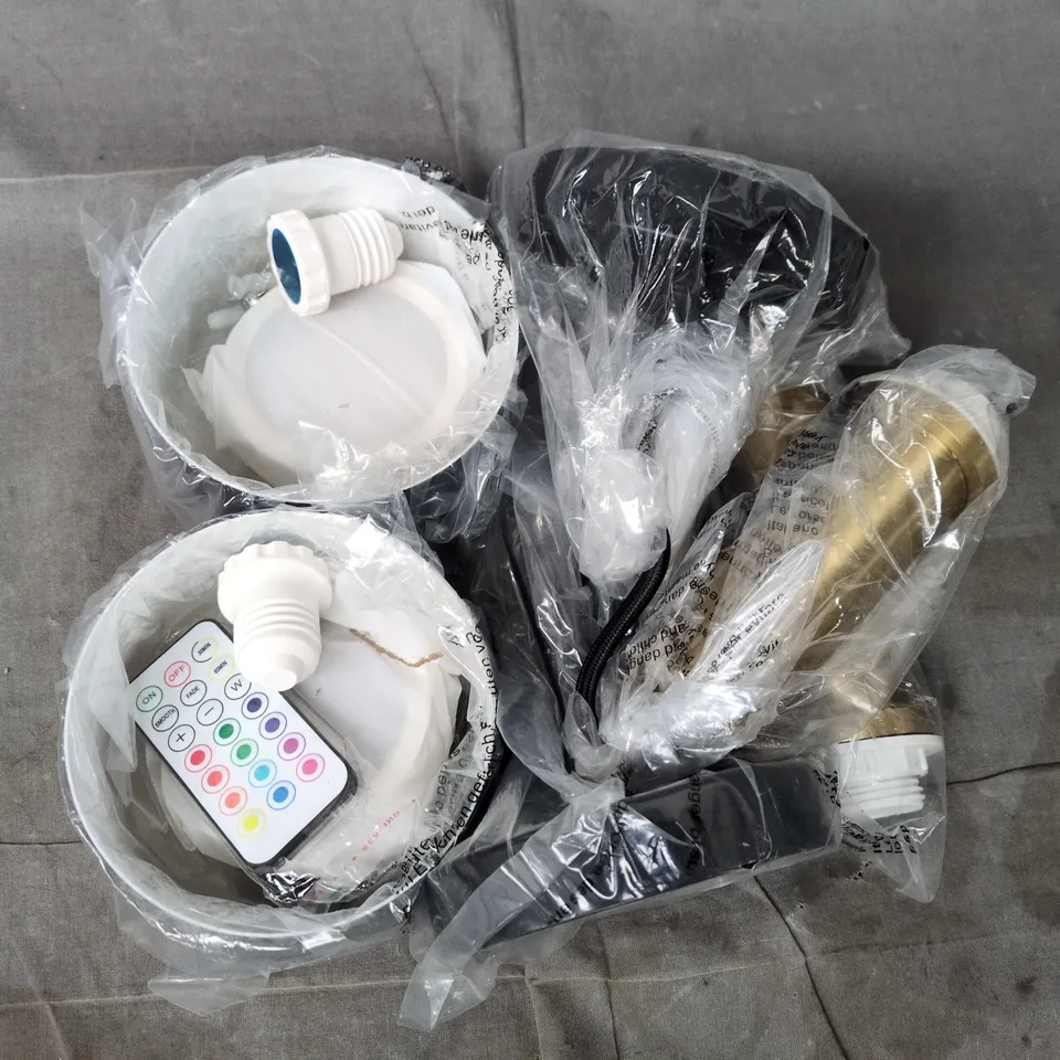 BOXED UNBRANDED LED LIGHT FIXTURE KIT WITH REMOTE
