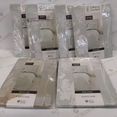 6 BRAND NEW CATHERINE LANSFIELD SINGLE DUVET SETS