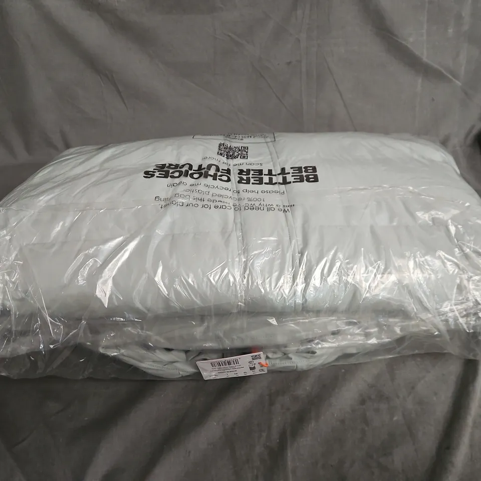 SUPERDRY MICROFIBRE LONGLINE PUFFER JACKET – PURITAN GREY – UK 14