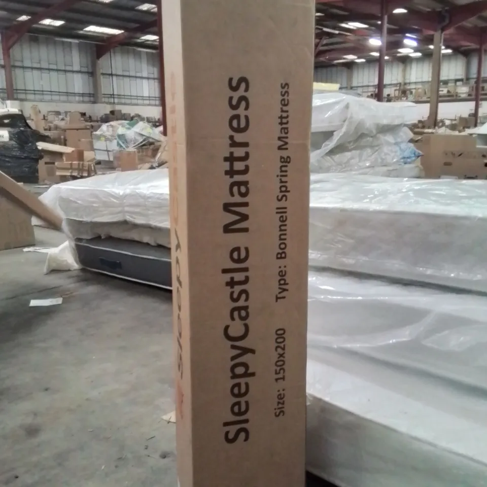 BOXED SLEEPYCASTLE 150CM KING SIZE BONNELL MATTRESS
