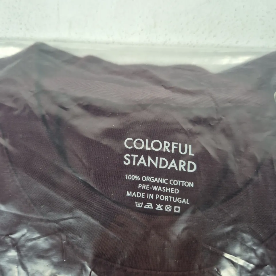 COLORFUL STANDARD OVERSIZED ORGANIC LONG-SLEEVE T-SHIRT – OXBLOOD RED, SIZE M