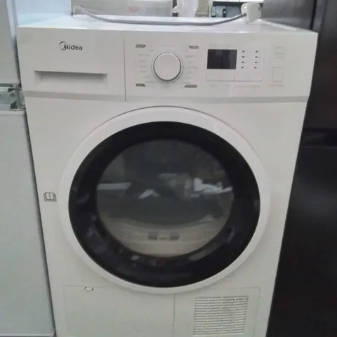 MIDEA MDG09EH80 8KG HEAT PUMP CONDENSER TUMBLE DRYER - WHITE