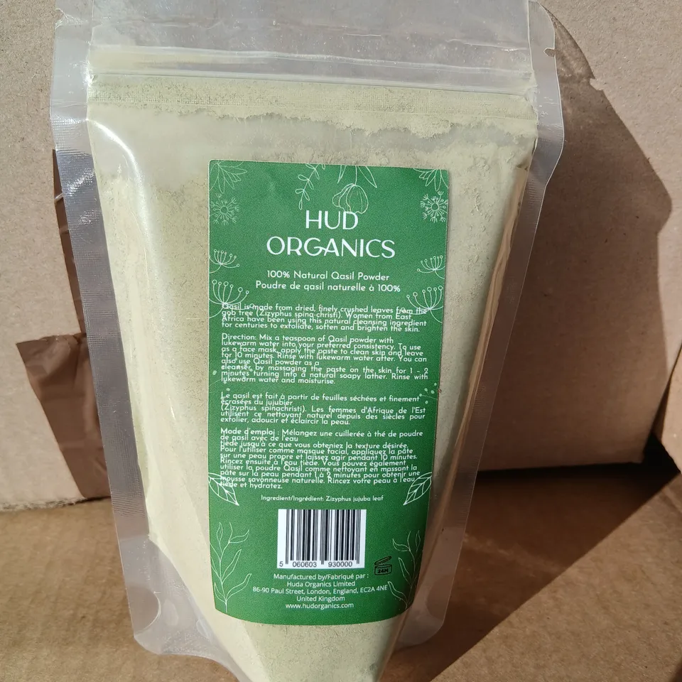 APPROXIMATELY 50 ORGANICS QASIL POWDER – 70G (2.5 OZ) MULTIPURPOSE CLEANSING POWDER