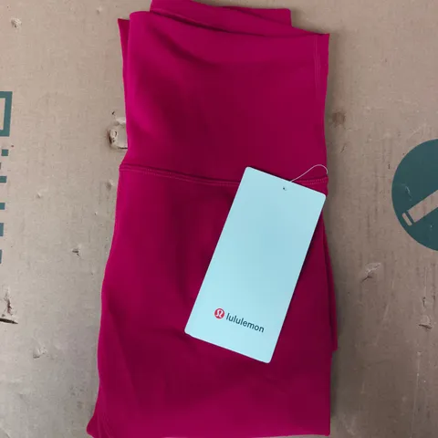 LULULEMON WUNDER TRAIN HR TIGHT 25" LEGGINGS IN FUCHSIA SIZE 4