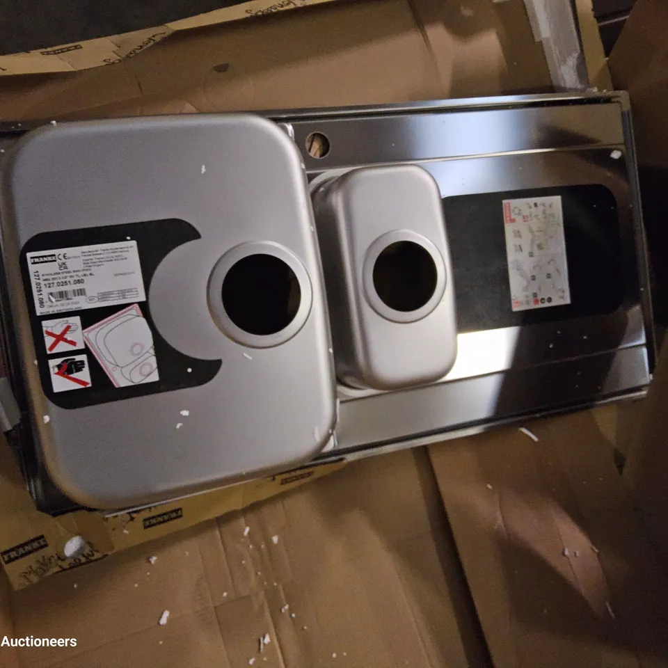 BOXED FRANKE STAINLESS STEEL 1,5 BOWL SINK & DRAINER 