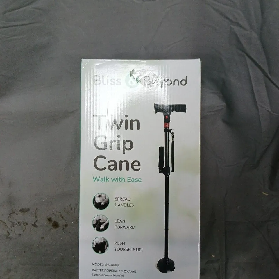TWIN GRIP CANE – WALK WITH EASE MOBILITY AID (BOXED)
