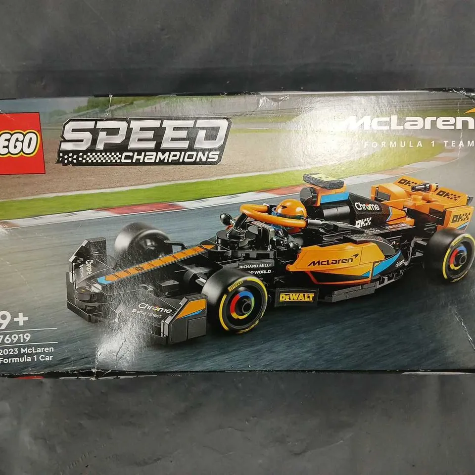 LEGO SPEED CHAMPION 2023 MCLAREN F1 RACE CAR - 76919