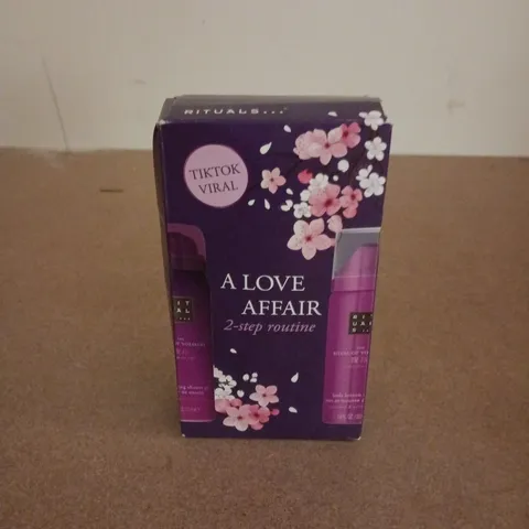 BOXED AND SEALED RITUALS... A LOVE AFFAIR 2-STEP ROUTINE (50ML)