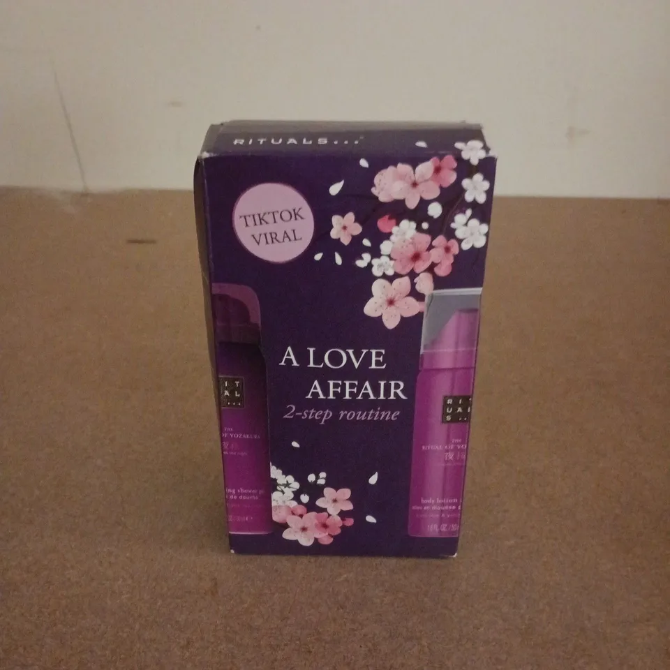 BOXED AND SEALED RITUALS... A LOVE AFFAIR 2-STEP ROUTINE (50ML)