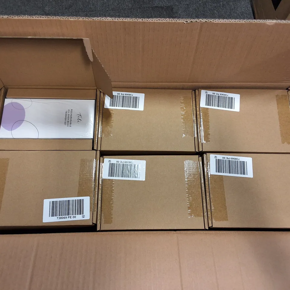 LOT OF 30 BRAND NEW TILI RECHARGABLE ALL OVER BODY TRIMMERS SETS