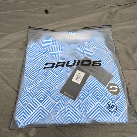 BAGGED DRUIDS GEO POLO SHIRT - SIZE 3XL