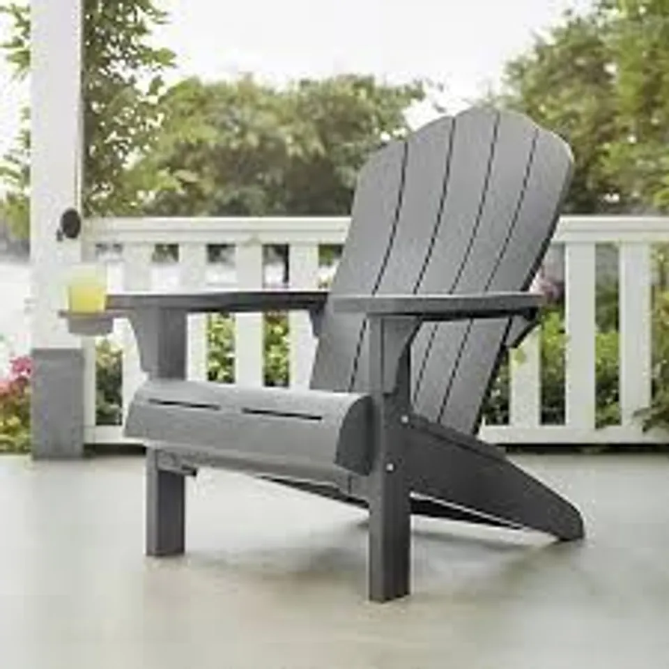 BOXED KETER EVEREST ADIRONDACK OUTDOOR GARDEN FURNITURE CHAIR