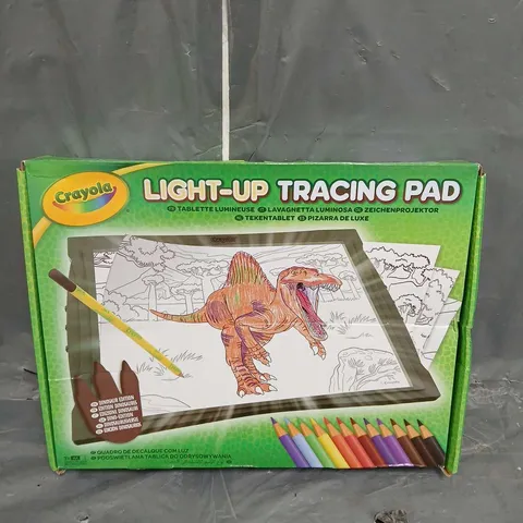 BOXED CRAYOLA DINOSAUR LIGHT-UP TRACING PAD