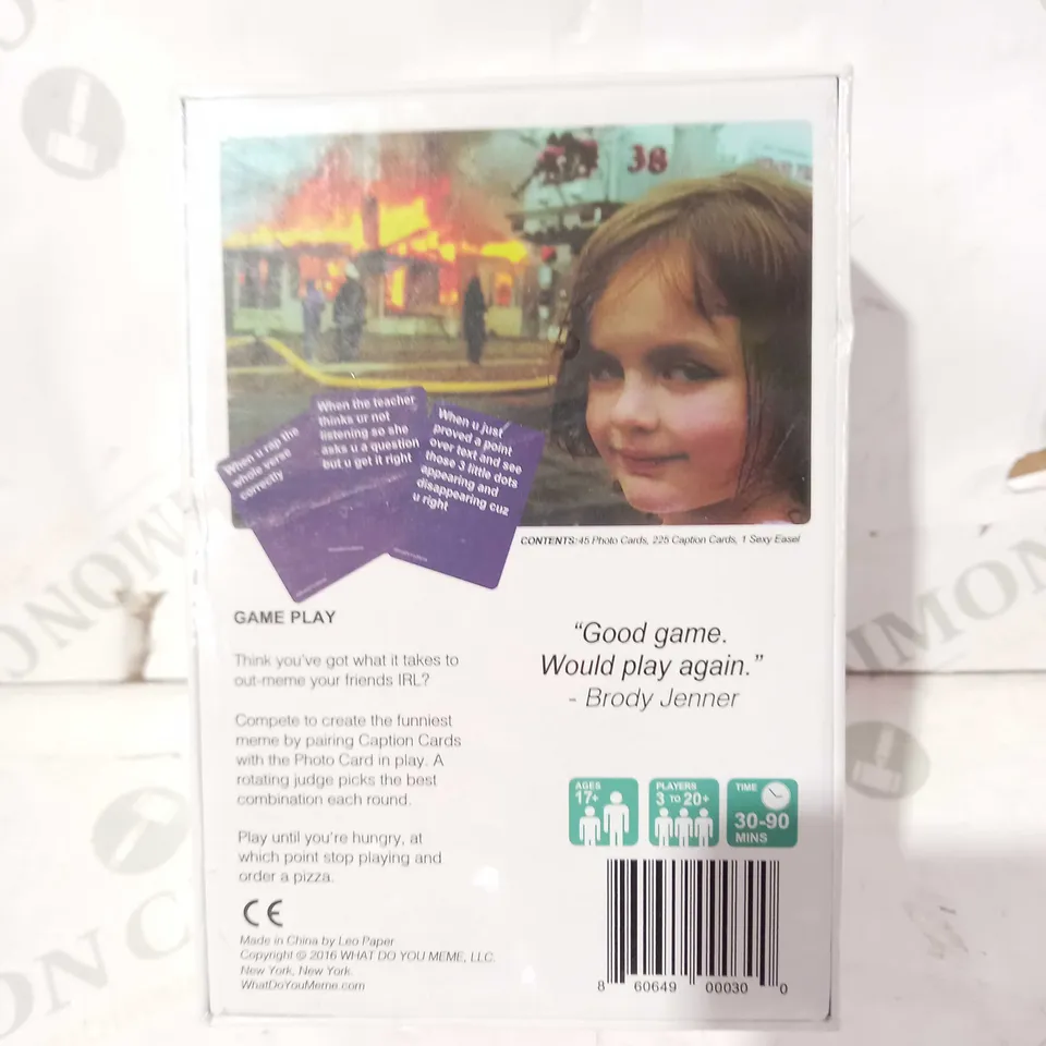 WHAT DO YOU MEME? CARD GAME
