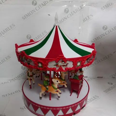 MR CHRISTMAS DELUXE VINTAGE CAROUSEL
