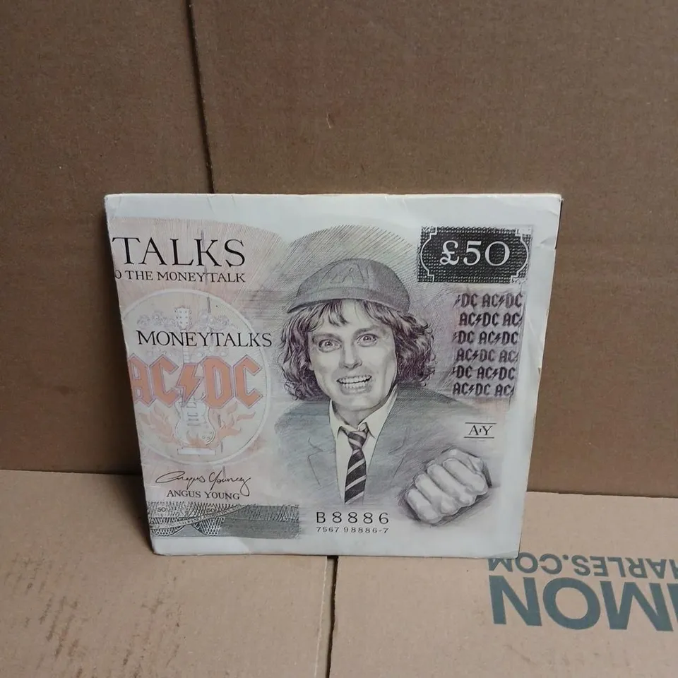 AC/DC MONEYTALKS – MISTRESS FOR CHRISTMAS (UK PICTURE SLEEVE) VINYL SINGLE