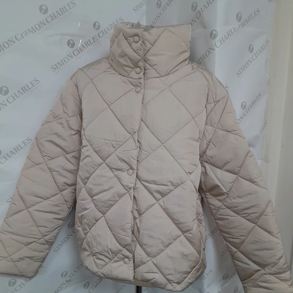 NEXT QUILTED JACKET IN STONE SIZE 14