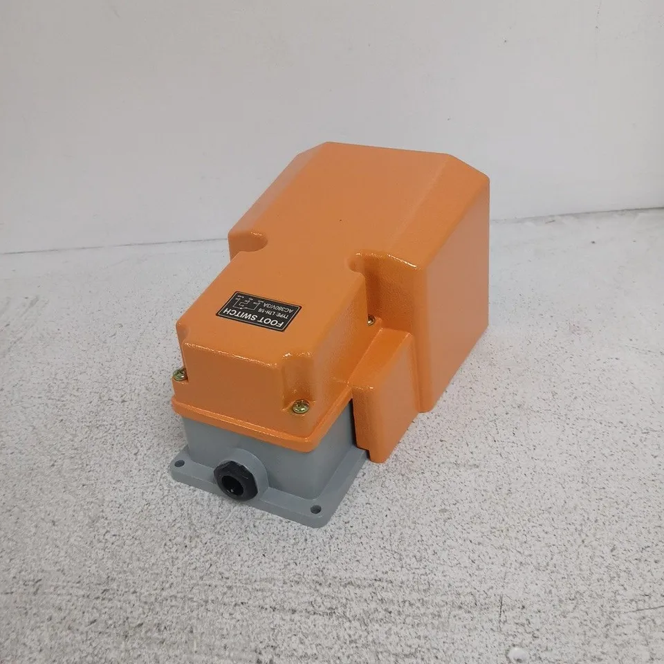 FOOT SWITCH – ORANGE INDUSTRIAL PEDAL SWITCH (AC380V/3A)