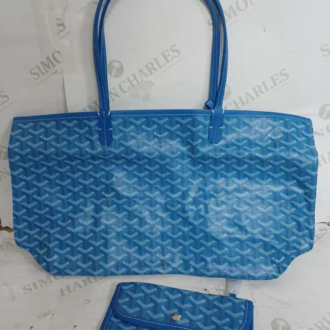 GOYARD BRIGHT BLUE HAND BAG