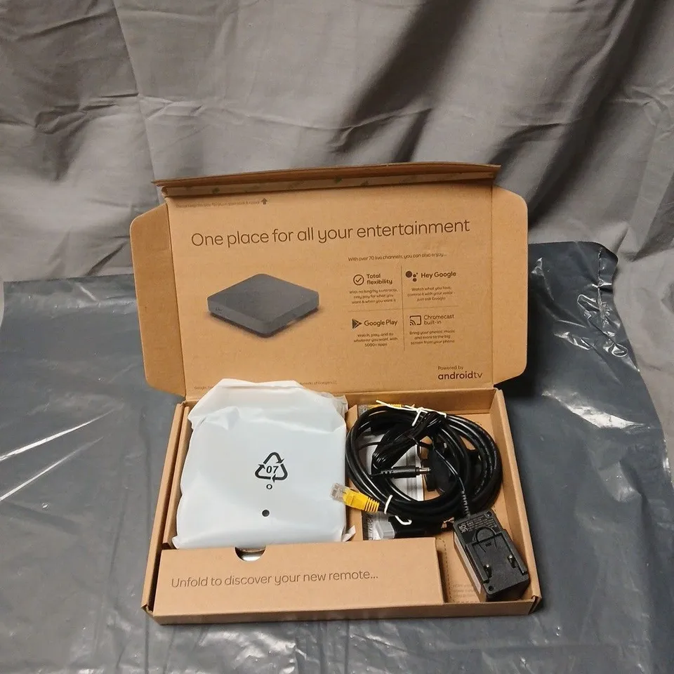 ANDROID TV STREAMING BOX WITH REMOTE – SET-TOP BOX