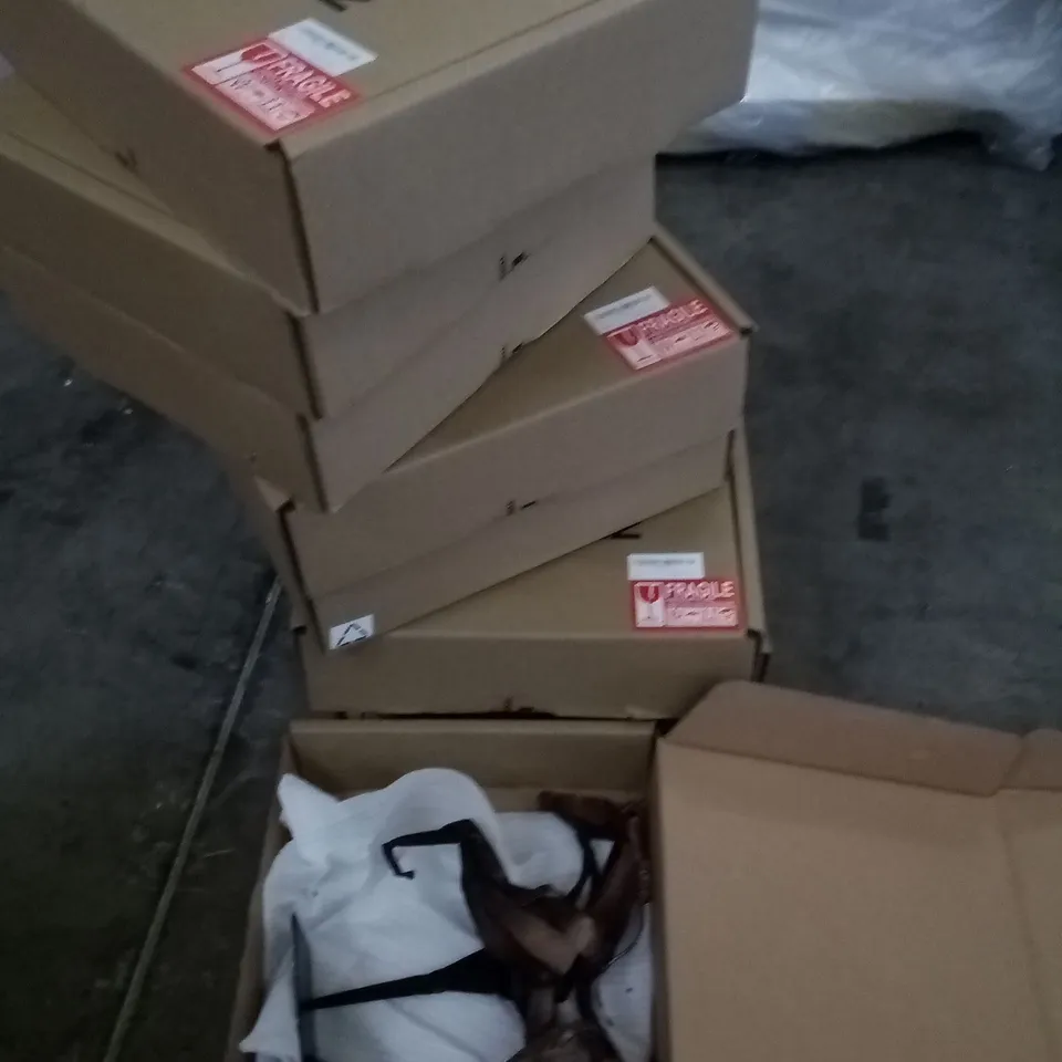 LOT OF 8 METAL HORSE STATUES