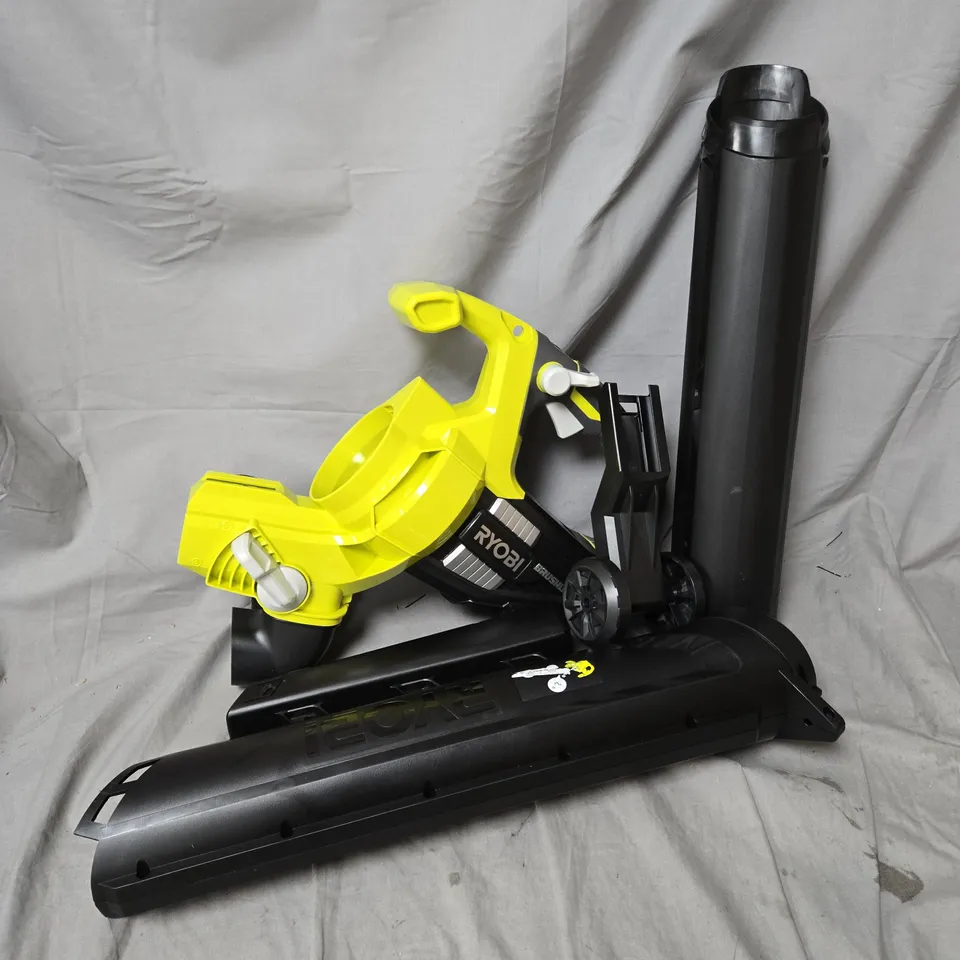 BOXED RYOBI OBV18 18V ONE+ CORDLESS BRUSHLESS LEAF BLOWER VACUUM