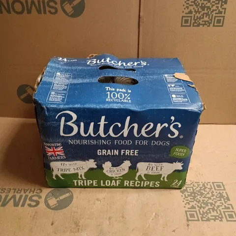 BOXED BUTCHERS TRIPE LOAF RECIPES (24X400G)