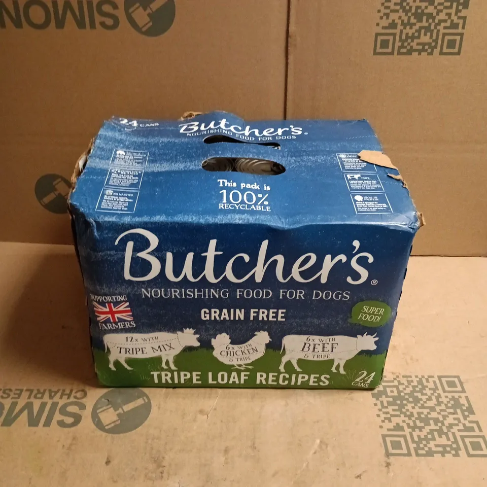 BOXED BUTCHERS TRIPE LOAF RECIPES (24X400G)