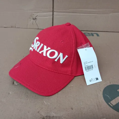 SRIXON SRX BALL MARKER CAP IN RED/WHITE