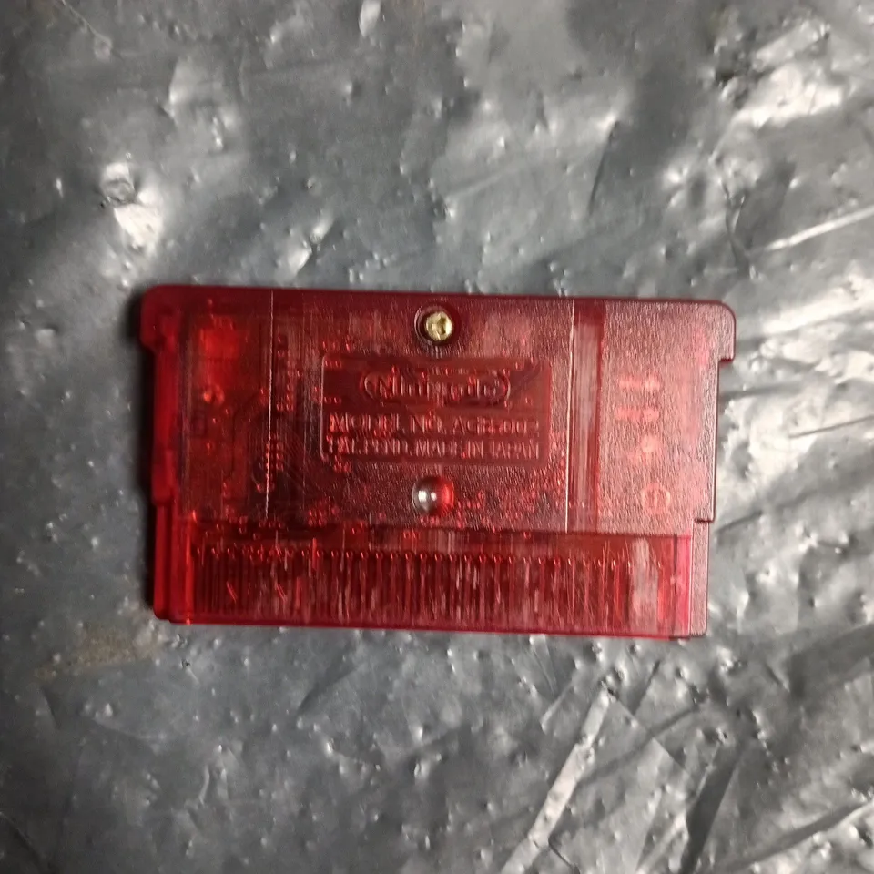 POKEMON RUBY JAPANESE VERSION FOR NINTENDO GAMEBOY ADVANCE