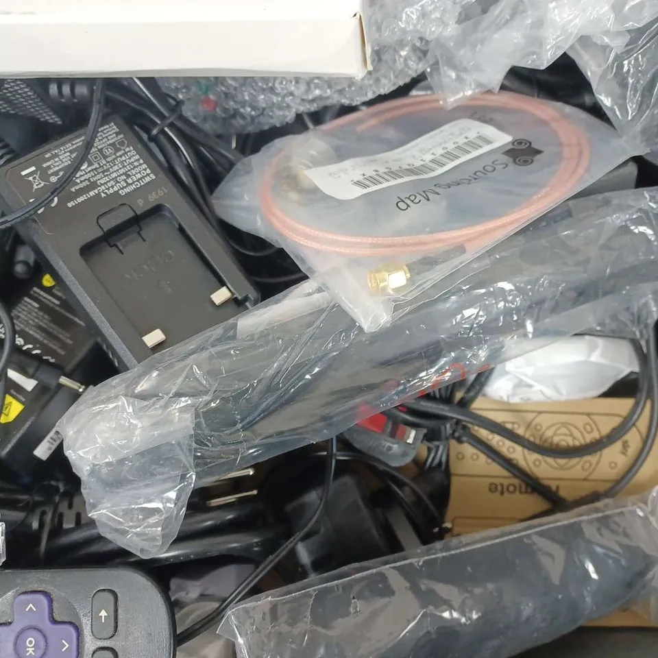 APPROXIMATELY 10 ASSORTED ITEMS TO INCLUDE FINISH DISHWASHER DEEP CLEANER, SKY REMOTE, ETC