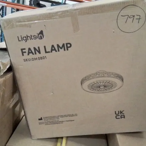 BOXED FAN LAMP