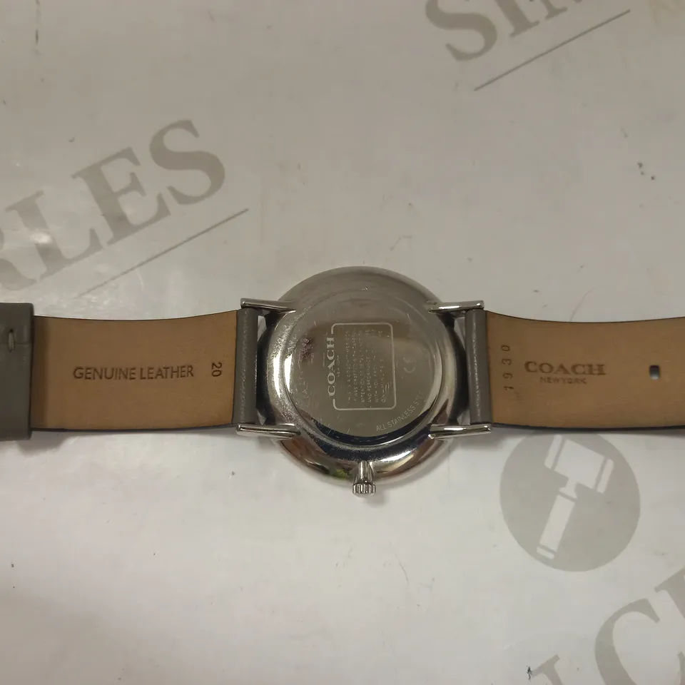 COACH MULTI DIAL GREY STRAP WATCH RRP £150