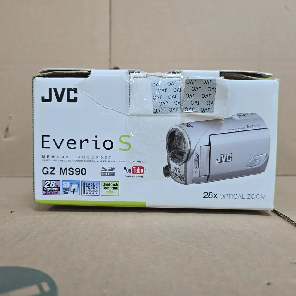 JVC EVERIO S MEMORY CAMCORDER GZ-MS90