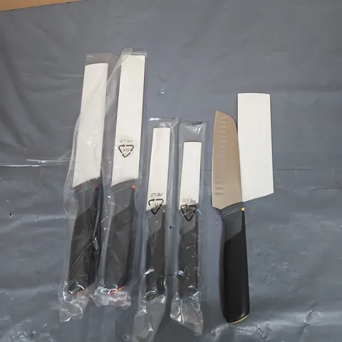 KITCHEN KNIFE SET 5PCE – ASSORTED BLADES - COLLECTION ONLY