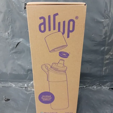 BOXED SEALED AIRUP LIMITED SUMMER EDITION BLUE SPLASH DRINKS CONTAINER - 600ML 