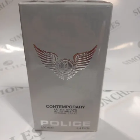 BOXED AND SEALED POLICE CONTEMPORARY AFTER SHAVE MOISTURISING NATURAL SPRAY 100ML