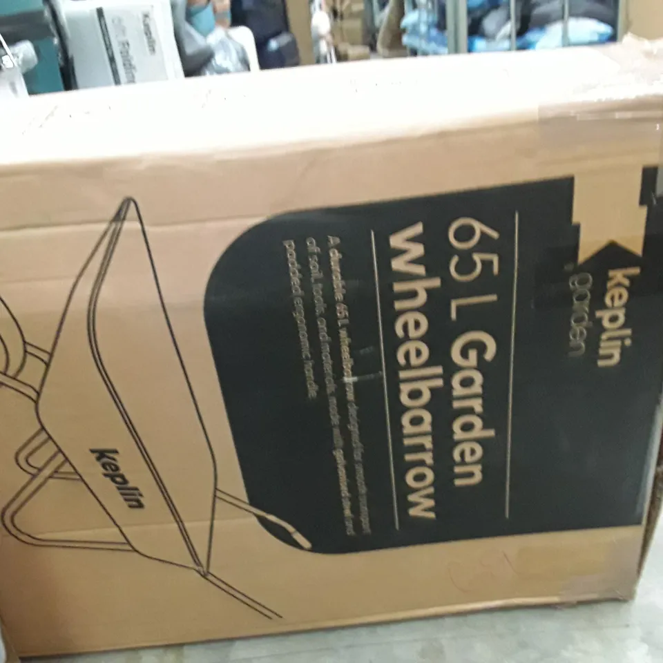 BOXED KEPLIN 65L WHEELBARROW 