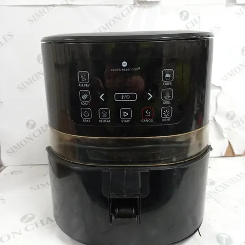 BOXED COOK'S ESSENTIALS 4L AIR FRYER IN BLACK