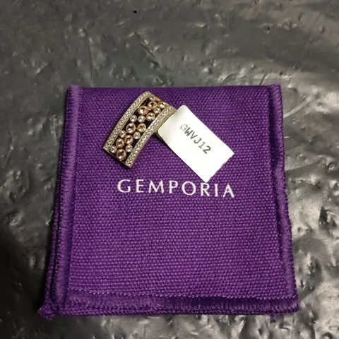 GEMPORIA TAJIK SPINEL PENDANT WITH WHITE ZIRCON