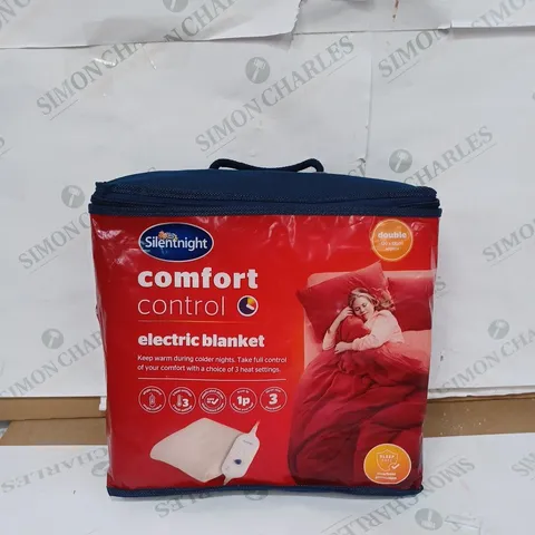 SLIENTNIGHT COMFORT CONTROL ELECTRIC BLANKET / SIZE: 120 X 135CM (DOUBLE)