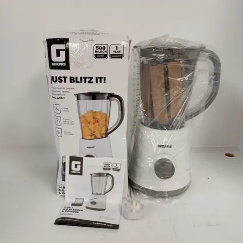 GEEPAS 2-IN-1 JUG BLENDER AND GRINDER