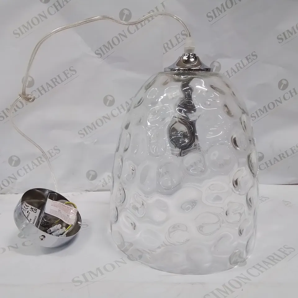 FLATIRON 1 LIGHT TEARDROP PENDANT 