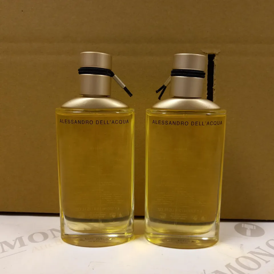 LOT OF 2 ALESSANDRO DELL ACQUA - 2X100ML