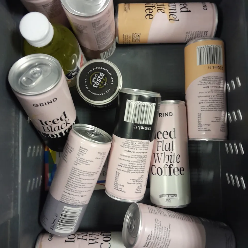 APPROXIMATELY 20 ASSORTED FOOD & DRINK PRODUCTS TO INCLUDE PACT COFFEE, SUSHI VINEGAR, SOFT PRUNES ETC 