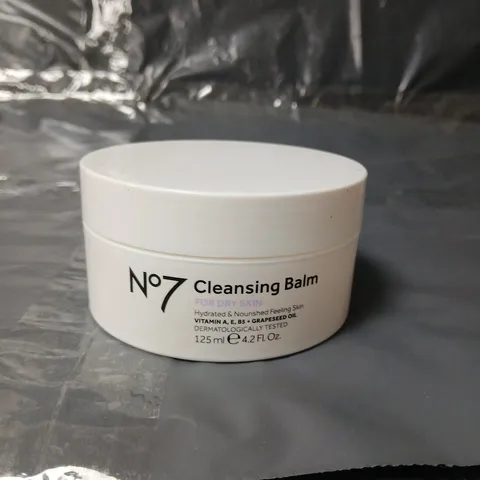 NO7 CLEANSING BALM FOR DRY SKIN - 125ML