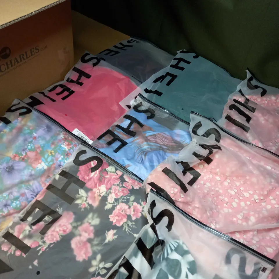 LOT OF APPROX 15 ASSORTED BAGGED SHEIN PRODUCTS