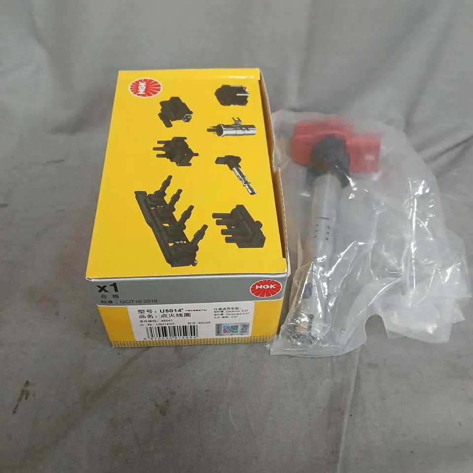 BOXED NGK IGNITION COIL - U5014 (NGK48041) PLUG TOP COIL