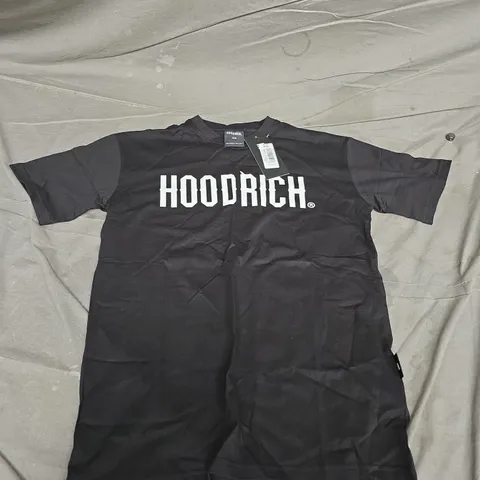 HOODRICH BLACK CORE LL TEE – LOGO ACROSS CHEST – XS